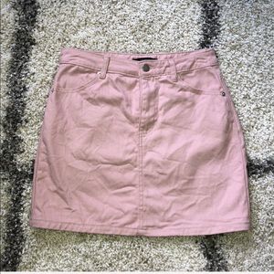 Forever 21 Pink Denim Skirt
